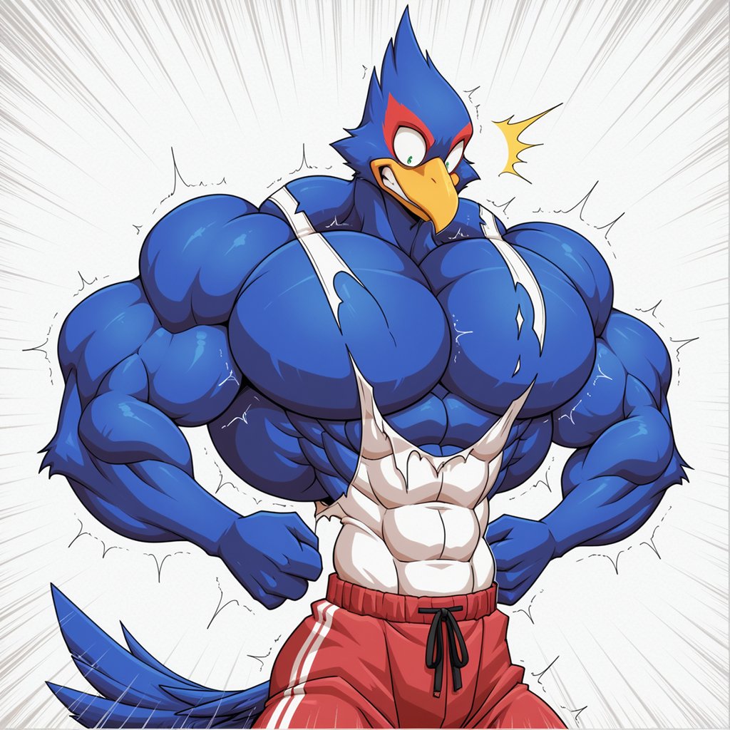 mctailis's tweet photo. — Whoops! Falco got carried away by the growth and outgrew his tanktop~ https://t.co/BLk2F7gXQ3