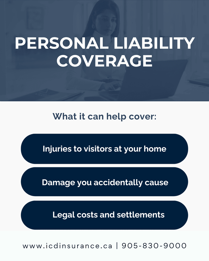 ICDInsurance's tweet photo. Personal liability coverage is what helps protect you financially if you’re found responsible for someone else’s injury or property damage. 

The key is knowing your liability limit and whether it matches your lifestyle and risk. 

📞 905-830-9000
🌐 https://t.co/JhdD4bHGXH https://t.co/QTz5dtyjve