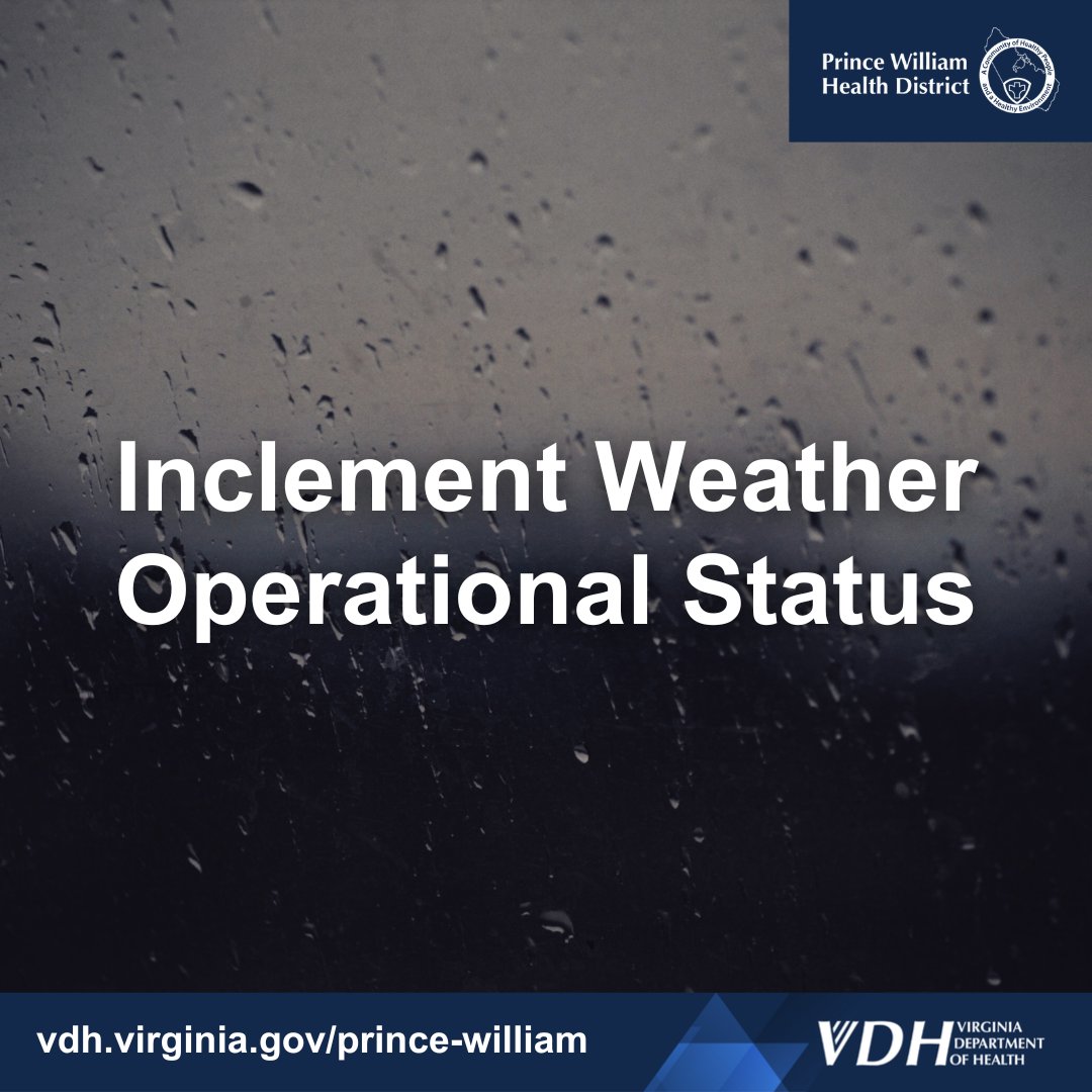 Prince William Health District tweet media