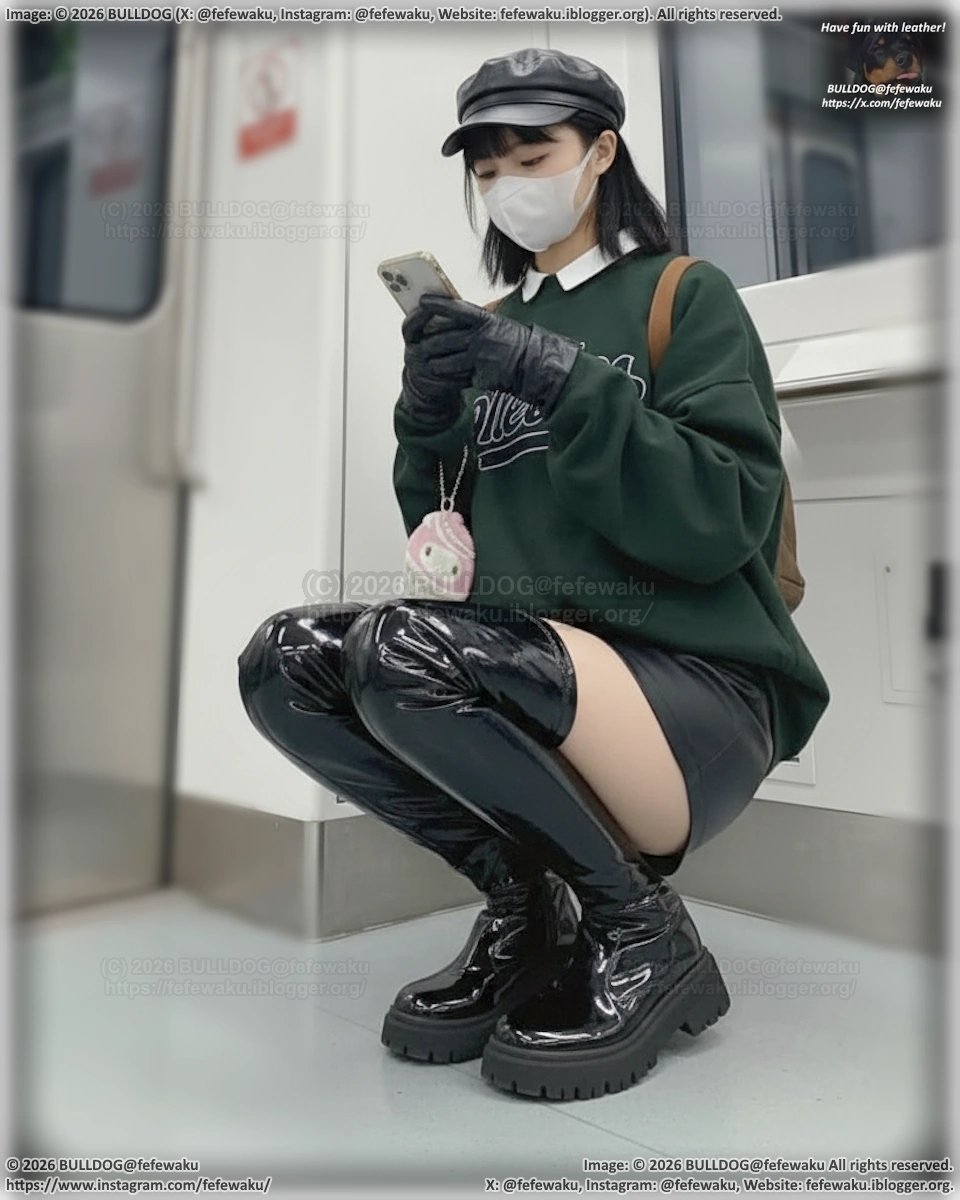 fefewaku's tweet image. Elevate Your Look with a Single Leather Skirt.
#leather