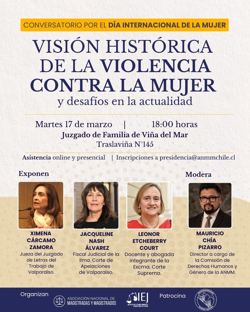 Magistradas y Magistrados de Chile tweet media