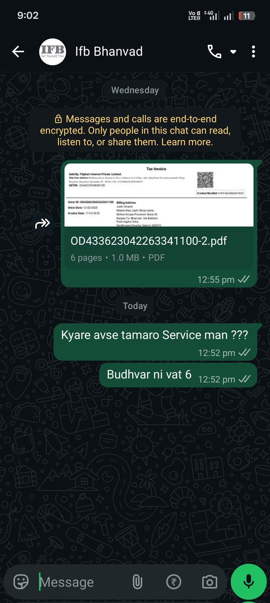 ajcoollife's tweet photo. @IFBAppliances your service is pathetic! 😡 Calls are ignored, and you’re closing my tickets without even fixing the issue. Absolute fraud and unprofessional behavior. Fix this NOW or I'm taking this further. 🚫📢
​#IFBServiceFail #CustomerServiceNightmare #IFB https://t.co/G7UfY8iKoY