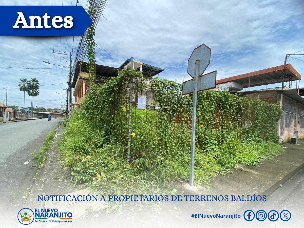AlcalNaranjito's tweet photo. La Alcaldía de Naranjito felicita a los propietarios de dos solares ubicados en la Cdla. Xavier Marcos, quienes, tras recibir la notificación municipal, actuaron de manera inmediata dejando sus predios completamente limpios y en óptimas condiciones. https://t.co/Gkxe0qzf3D