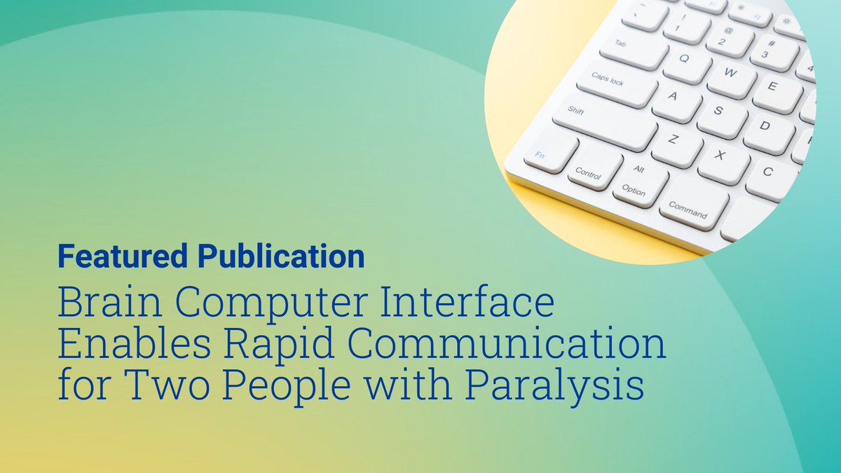 MGBResearchNews's tweet photo. New study in the world of #iBCI from the team at @MassGenBrigham 🚨 

The @BrainGateTeam's new innovative method enables rapid communication for two people with paralysis, the fastest yet in the world of iBCI. 

Read more:  https://t.co/ZUV7NNFjJo https://t.co/VkvNhyleCi https://t.co/kBOIYip89o