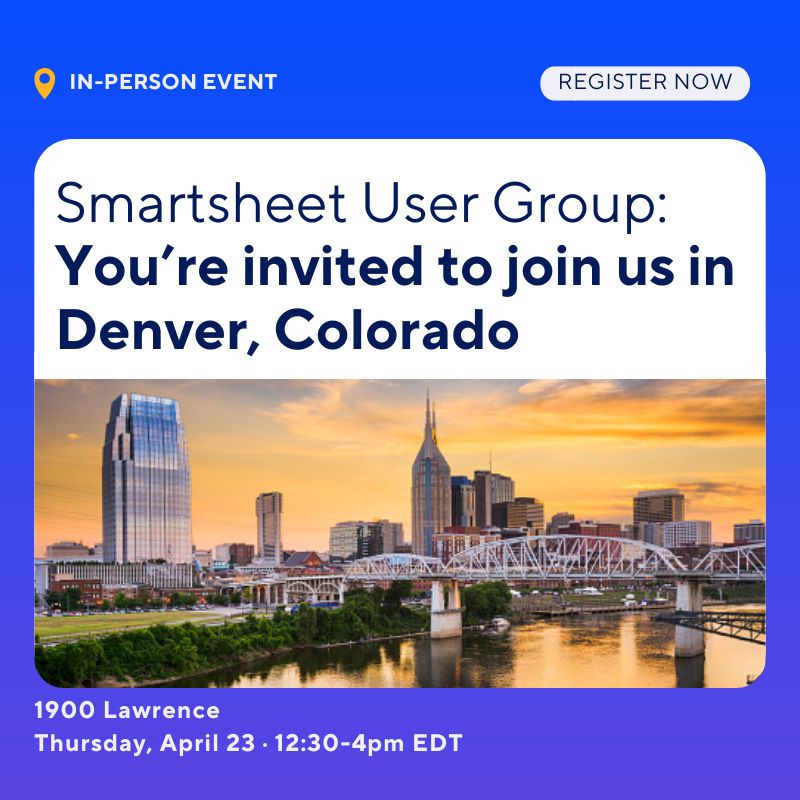 Smartsheet tweet media