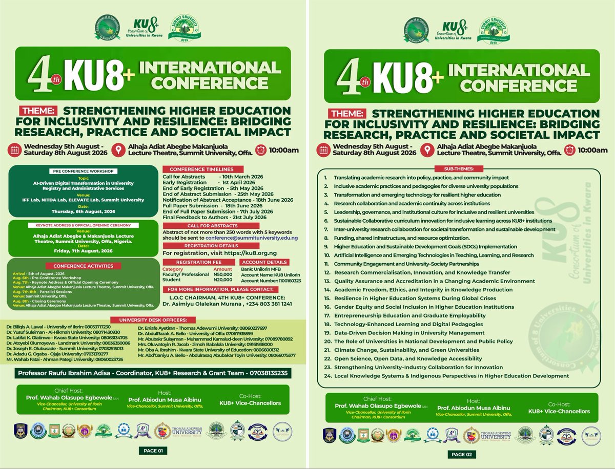 Summit University Offa tweet media