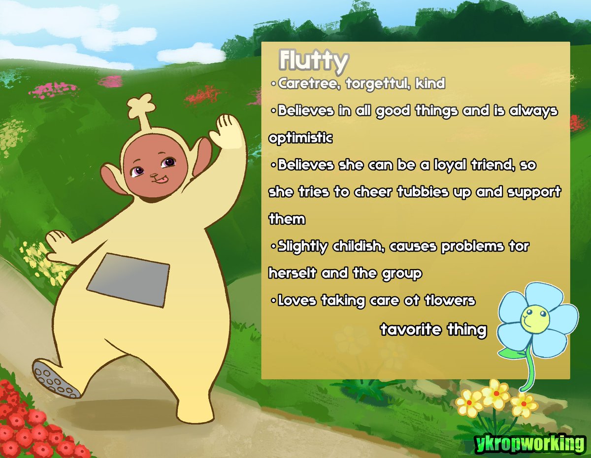 ykropworking's tweet photo. upgrading info about my ocs
#slendytubbies #slendytubbiesau #slendytubbiesthewindmill https://t.co/Eh9PL5Tzse