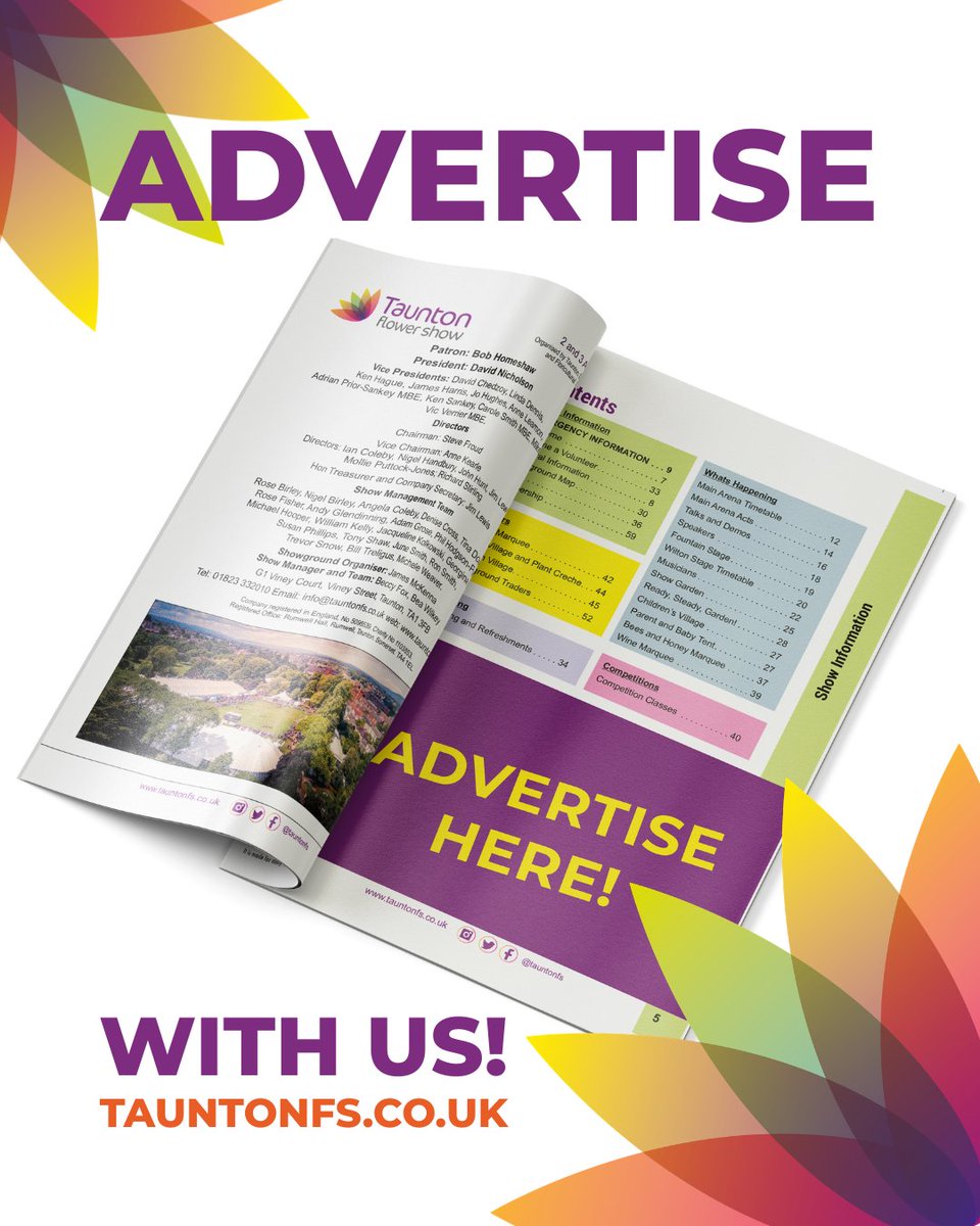 Taunton Flower Show tweet media