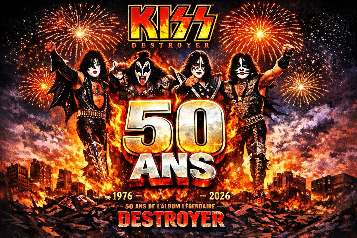 L’album “Destroyer” de KISS fête ses 50 ans - monsieurvintage.com/musique/2026/0… <a href="/kiss/">KISS</a>