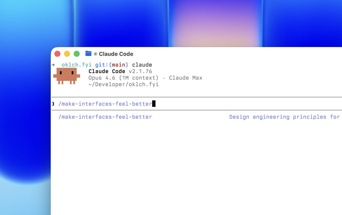 I turned the tips mentioned in this article and a couple others that I use frequently into a skill.

Run `npx skills add jakubkrehel/make-interfaces-feel-better` in your terminal to install it. 

After that, you can use it with the `/make-interfaces-feel-better` command.