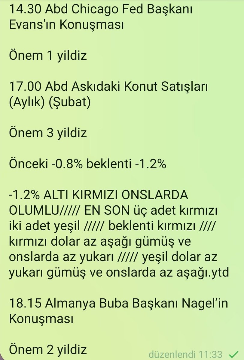 EKONOMİK TAKVİM 17.03.2026

#ABD 
#FED
#DXY
#XAUUSD 
#XAGUSD
#XPTUSD
#ECB 
#BOE 
#PBOC 
#BOJ