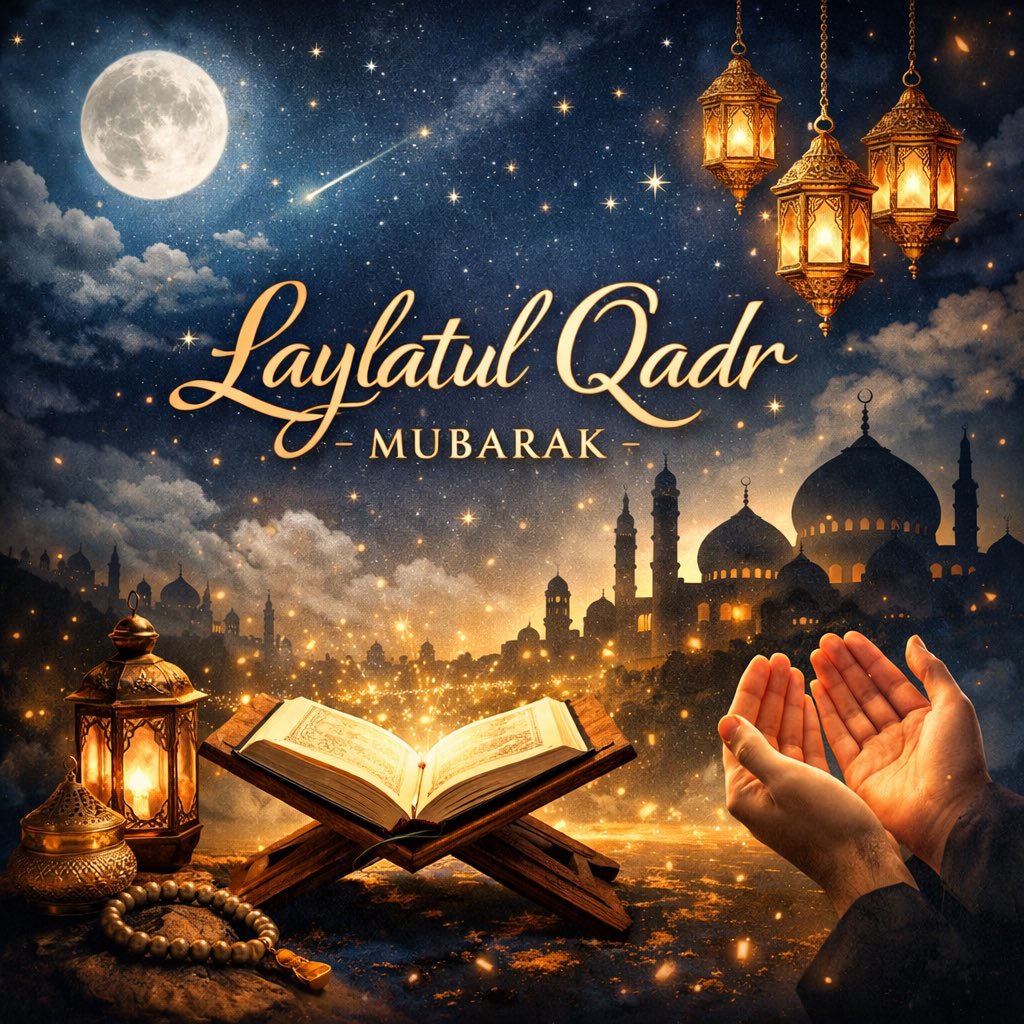 May Allah grant us all the opportunity to seek His mercy and guidance on this sacred night. 🌙📿

Duaon mein yaad rakhna. Laylatul Qadr Mubarak!