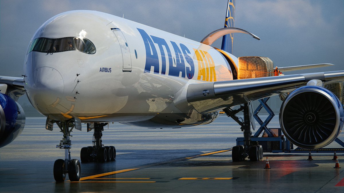 Atlas Air has placed a landmark firm order for 20 Airbus A350F freighters, the largest ever placed for the A350F and makes Atlas the biggest customer of the type.

"We are proud to become the largest customer for the Airbus A350F, securing early delivery positions for this