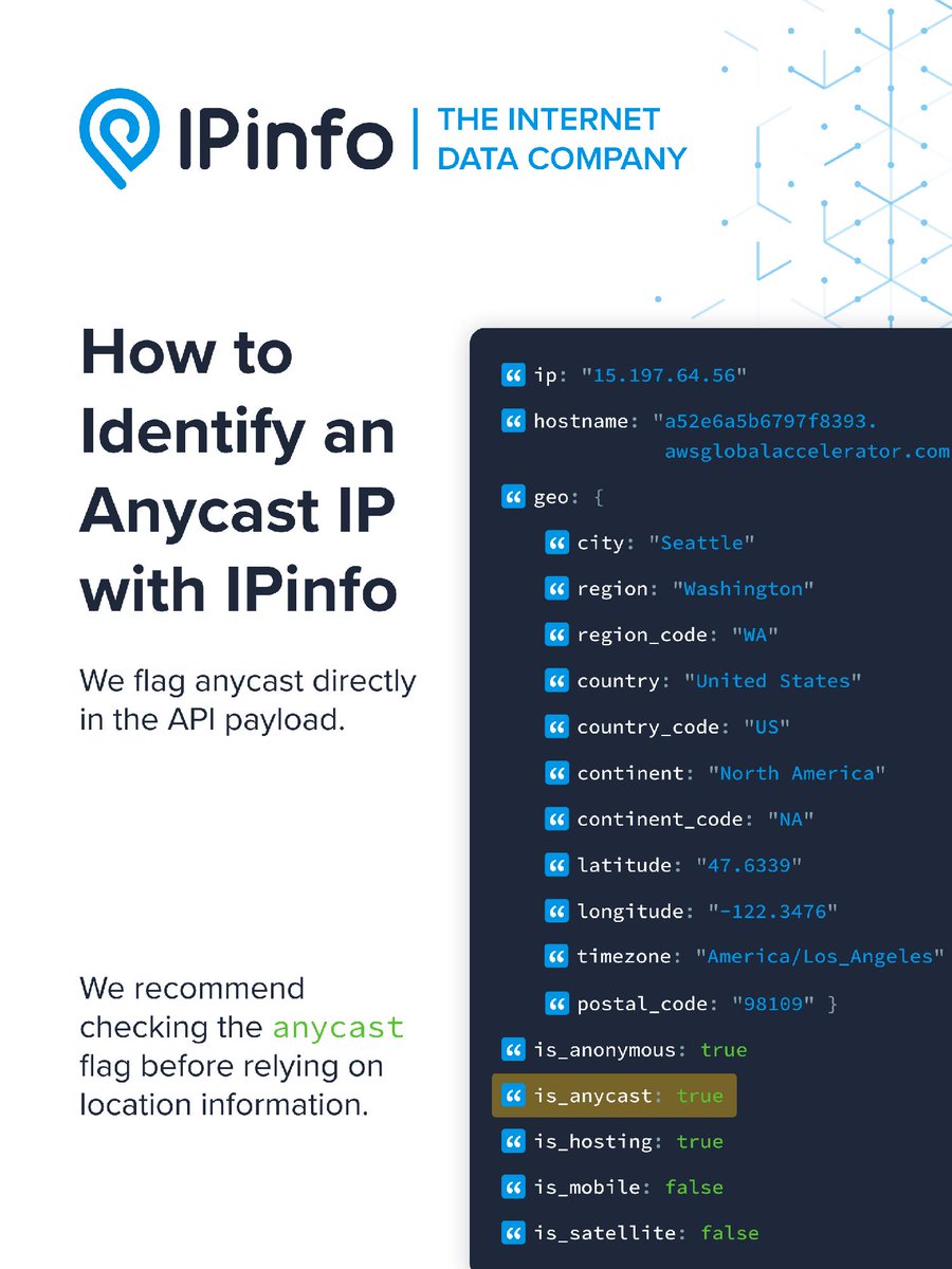 IPinfo – IP Data Provider tweet media