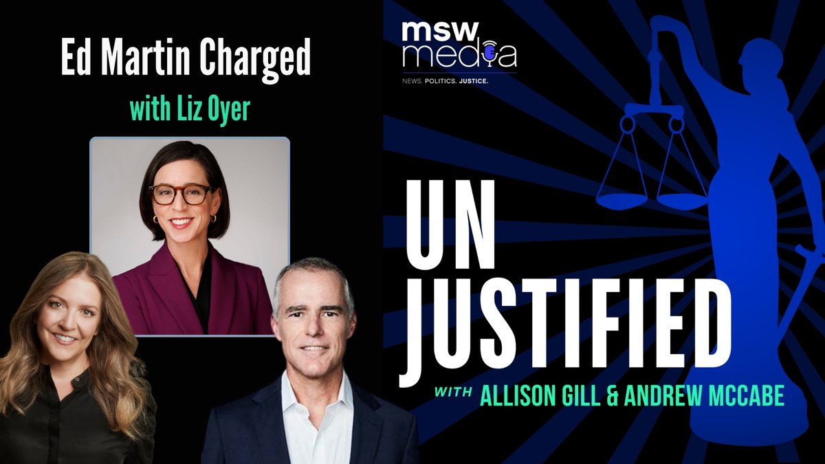 mswmediapods's tweet image. New #UnJustified pod ⚖️ with @MuellerSheWrote   &amp;amp; #AndyMcCabe #MSWMedia

Guest: @lawyeroyer 

Listen: unjustified.simplecast.com/episodes/ed-ma…