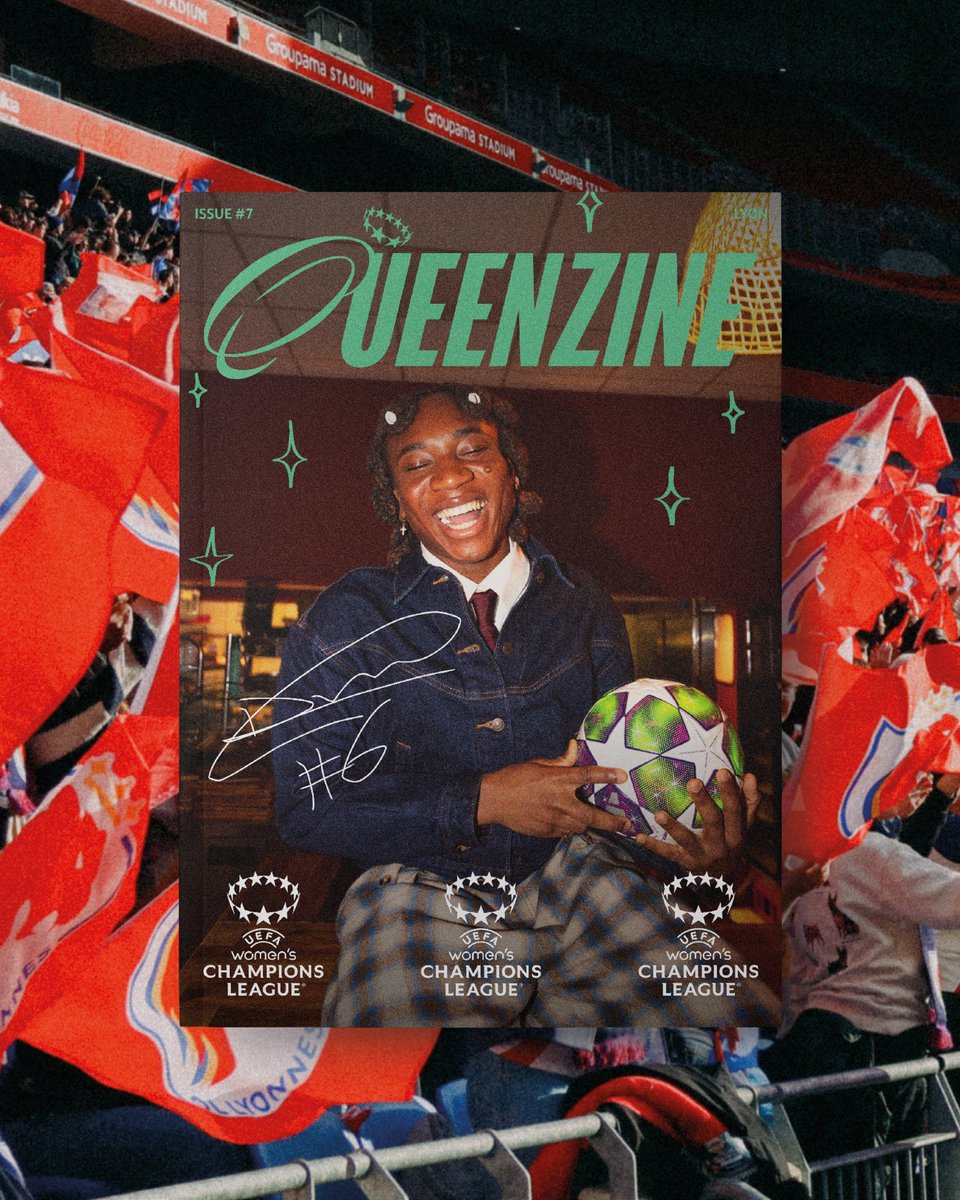 TecoraJahya's tweet photo. 🇭🇹 Born in Haiti. Made for the UWCL. 💫

Melchie Dumornay is the latest cover star of #Queenzine! 🤩

Read the latest issue NOW - https://t.co/6AdkHZSdev 🔗

#UWCL || #QueensOfFootball https://t.co/gnc0J7UoAc