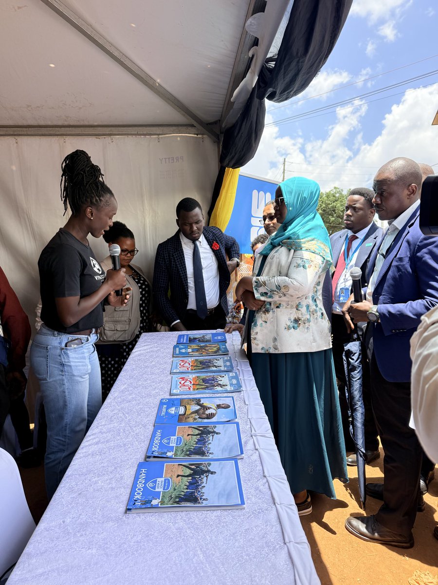 vivaconagua_UG's tweet photo. Today, we showcase our #UL4C approach at the #NationalSanitationWeek launch where we demonstrated how creative methods like #Football4WASH, #Art4WASH, and #Dance4WASH are promoting better sanitation and hygiene in schools and communities to partners
#WASH #SanitationForAll #MOH https://t.co/yM7EE7F01h
