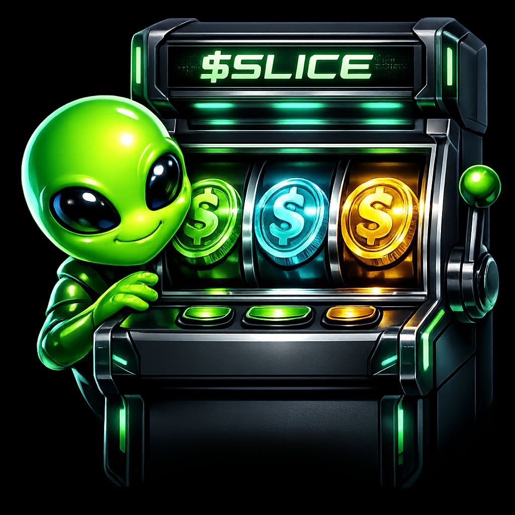 Davanasgaming's tweet photo. 🎰 SLICE SLOTS is live.

The reels are spinning in the SliceVerse.

Spin the machine.
Hit the symbols.
Stack the rewards.

The reels choose.
The Slice decides. 🍕
Slice friends -> @sam_wif_hat_ @CriptoWorld830 @TriboCDT @nonnux 
#SLICE #WORLD #worldchain #wld #MemeToken #Slot https://t.co/PbZdQEBOMO