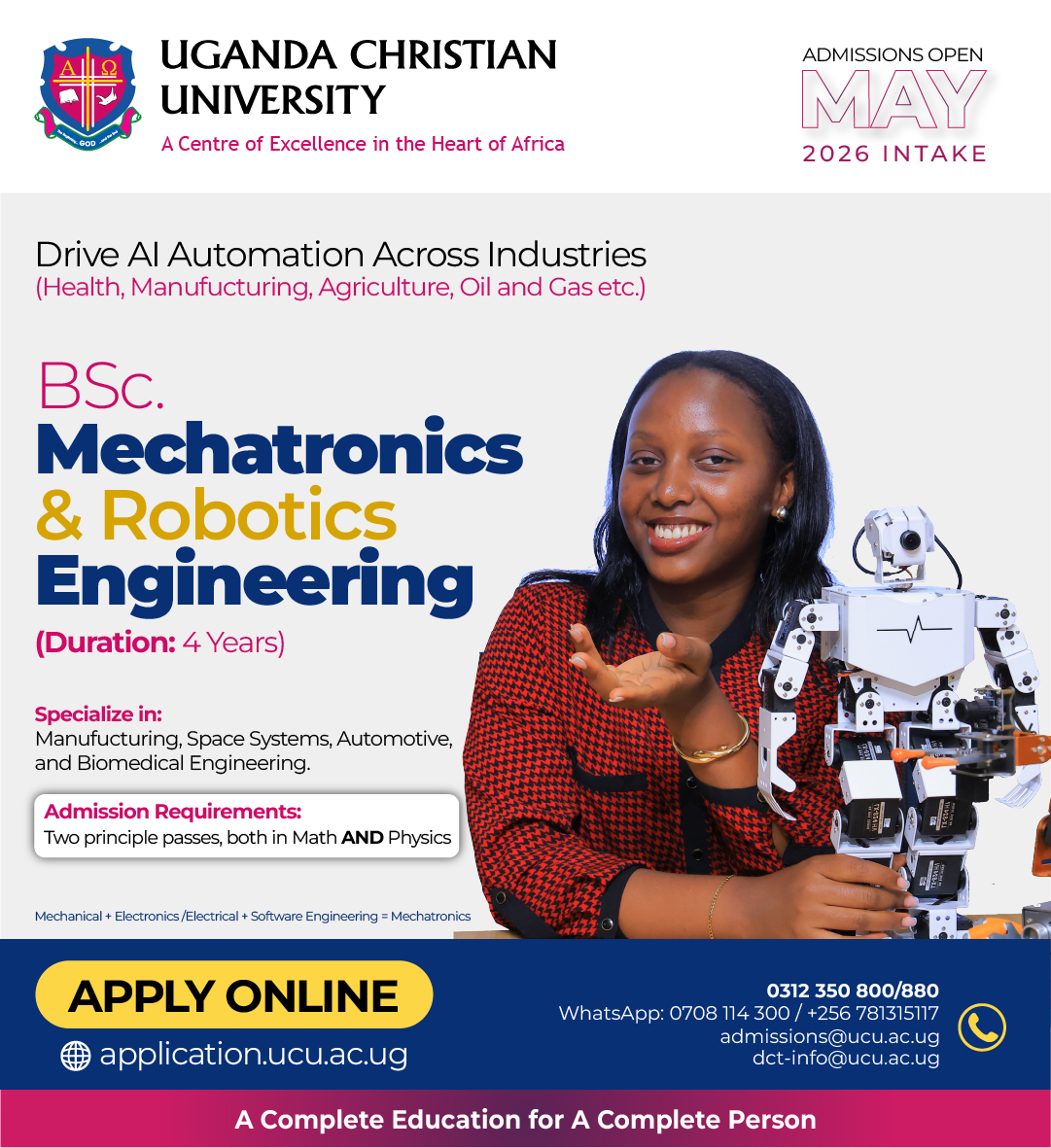 UCU Computing, Engineering, Data Science, Robotics tweet media