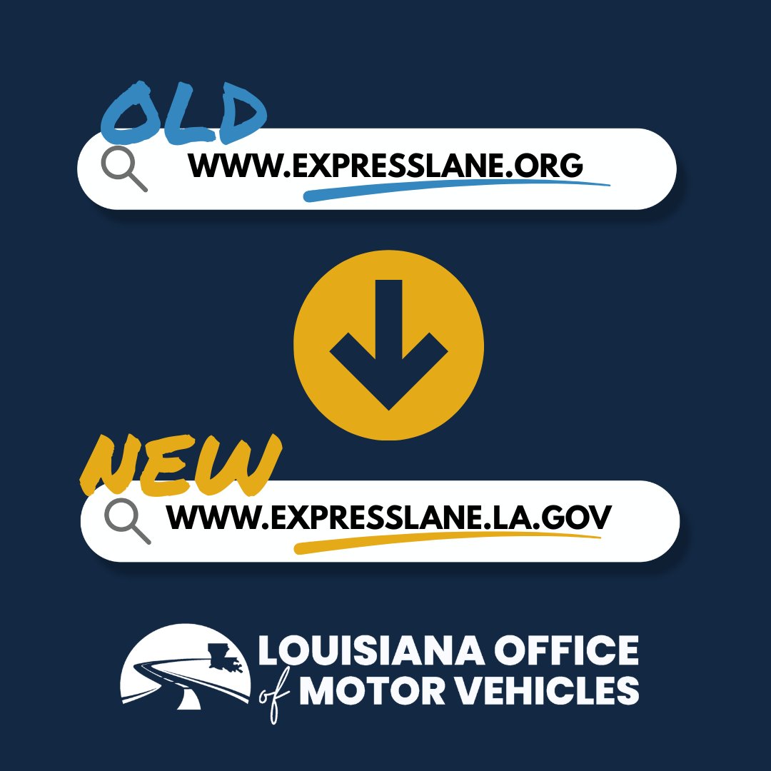 Louisiana Office of Motor Vehicles tweet media