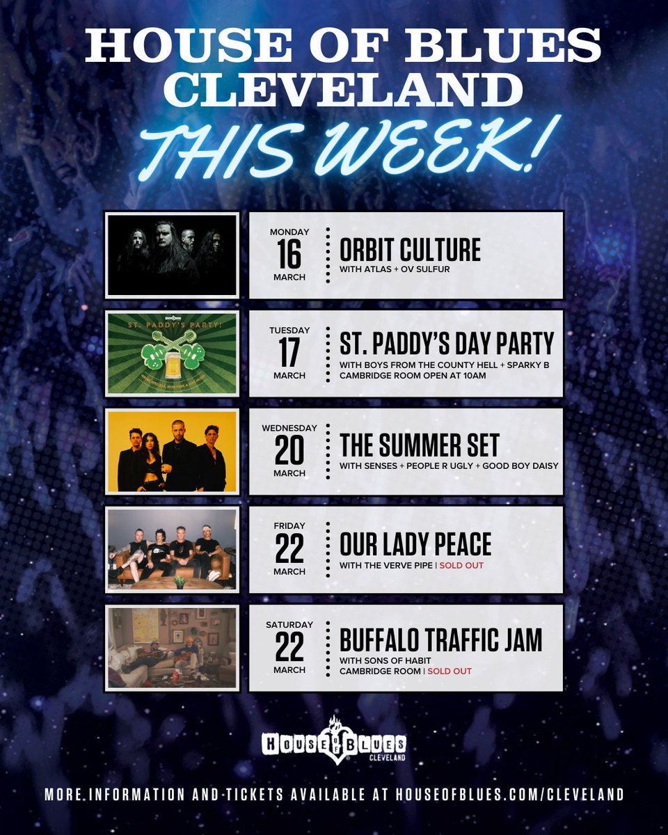 House of Blues Cleveland tweet media