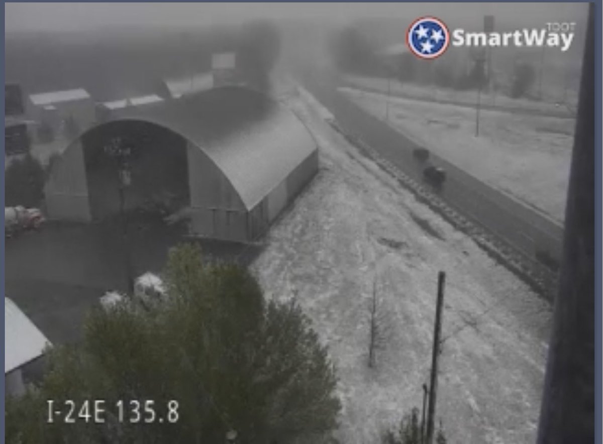 StormTrack9Dave's tweet image. Monday 12pmET (3/16)
The view near Monteagle, TN from the TDOT cam on I24.
@natwxdesk #CHAwx #Chattanooga #TNwx