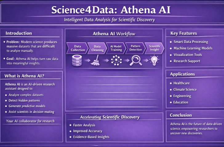 S4DInsights's tweet photo. Wait!

Athena AI Studio by Science4Data is a platform for creating AI applications using structured prompts instead of traditional coding. It supports data analysis, workflow automation, and integration with multiple AI models.

#Science4Data #AthenaAI https://t.co/jii0uVwi5v