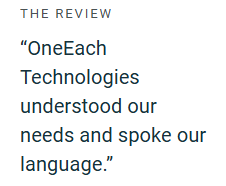 OneEach Technologies tweet media
