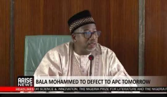 Governor <a href="/SenBalaMohammed/">Senator Bala A. Mohammed</a> of Bauchi State processing his medicals to the Progressive Party, APC.