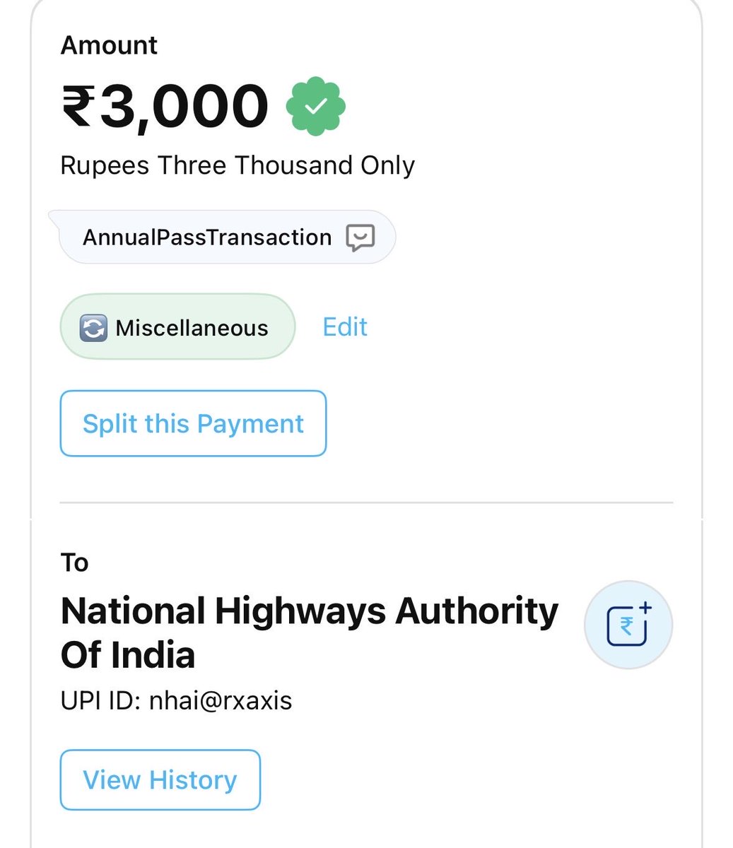 amitcool10's tweet photo. @NHAI_Official recharged for annual pass but amount is deducting from fast tag 

Kotak FASTag:Rs.220.00 Toll paid at Bijwasan for DL2FGU on 16-03-2026@21:13 . https://t.co/0r9o3ImFqU