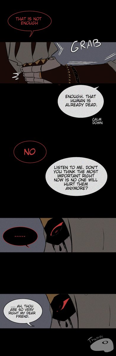 Thepipiuw's tweet photo. THE RAGE OF A PET (2/2) *Read from the left image to the right*

#kingdomofmarionettes #KOM #jestyn_kom https://t.co/iva0Mb1mT6