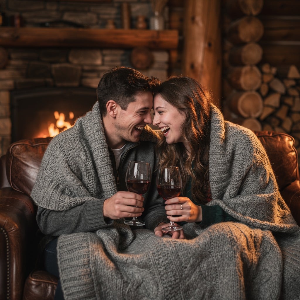 stockcake_com's tweet photo. #Cozy #Fireside #Romance: Young #couple sharing #wine and #laughter by the warm #fireplace in a #rustic #cabin, wrapped in a #cozy #blanket together. #aiart #aiphoto #stockcake ⬇️ #Download and 📝 #Prompt 👉 https://t.co/OAdhFOJlmh https://t.co/ceqc0vyqXE