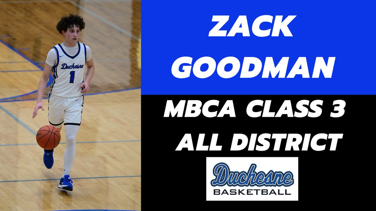 Congratulations to Sophomore Zack Goodman for making the MBCA Class 3 All District team!
