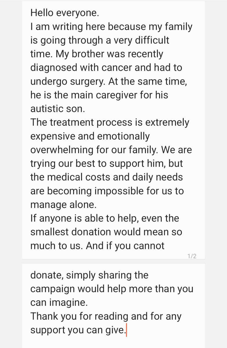cancerfightingh's tweet photo. https://t.co/tIXUtIn6LE
#HelpMyBrother
#CancerFighter
#SupportNeeded
#FamilyInNeed
#KindnessMatters
#HelpSaveALife
#DonateIfYouCan
#SpreadKindness
#HopeForHealing
#CommunitySupport
#gofundme https://t.co/FZTrWEEjEG