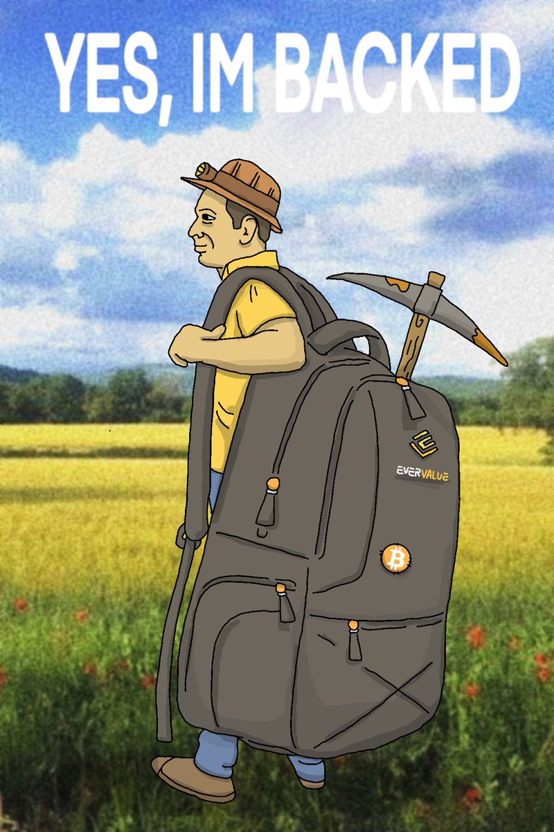 YES, IM BACKED⛏️
Happy to be contribuiting to <a href="/EverValueCoin/">EverValue</a> and the team as Memetic Ambasator.
#BTC #EVA