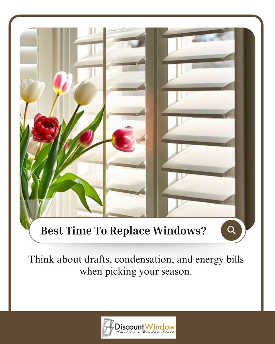 Is there a “right” season to replace your windows, or is that just a myth? Stop guessing &amp; get a clear breakdown of what spring, summer, fall &amp; winter actually mean for your project and budget, so you can choose the timing that makes sense for your home
👉 discountwindowsanddoor.com/is-there-a-bes…