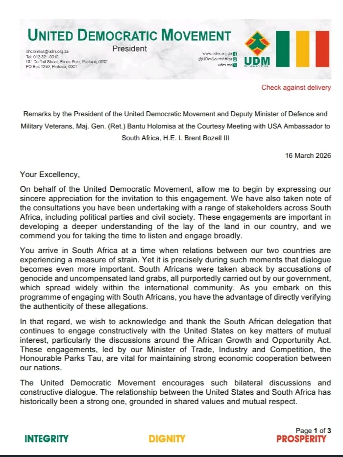 Bantu Holomisa tweet media