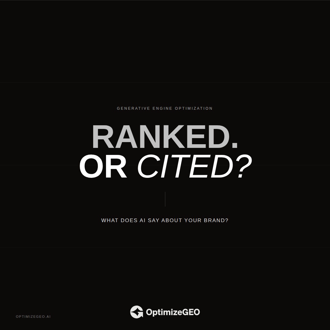 OptimizeGEO tweet media