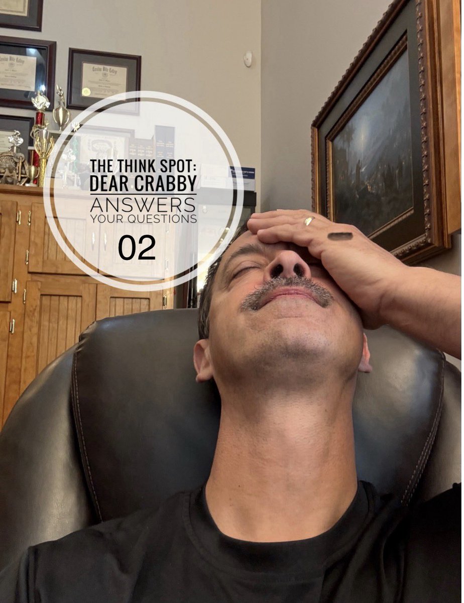 PreacherBo's tweet image. “I present to you edition two of Dear Crabby, where the pastor/advice columnist answers questions that may or may not has been asked.”
My newspaper column from last week, now up on my #ThinkSpot blog on my website.
Link in comments.