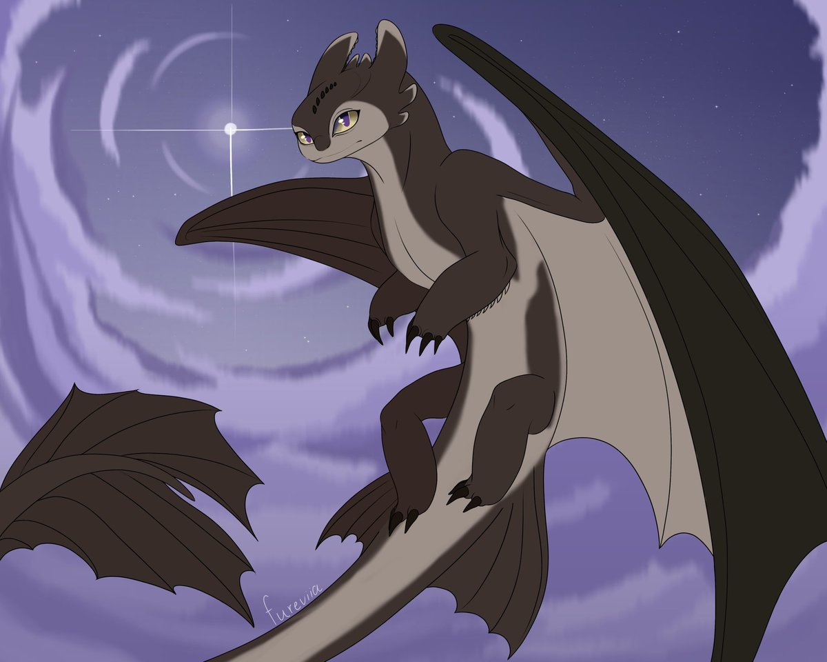 Finished art trade from instagram 🫟

This character belongs to (@)_hanomi_ 

#httyd #howtotrainyourdragon #notmyoc #arttrade #dragon #dragonart #nightfury #httydfandom #instagram #lightfury
