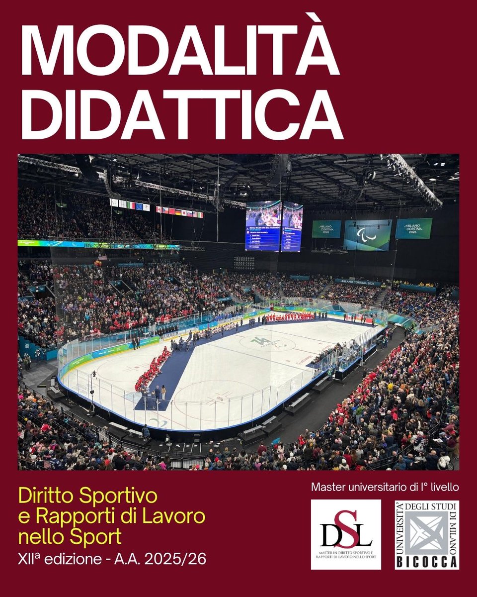 Master Diritto Sport tweet media