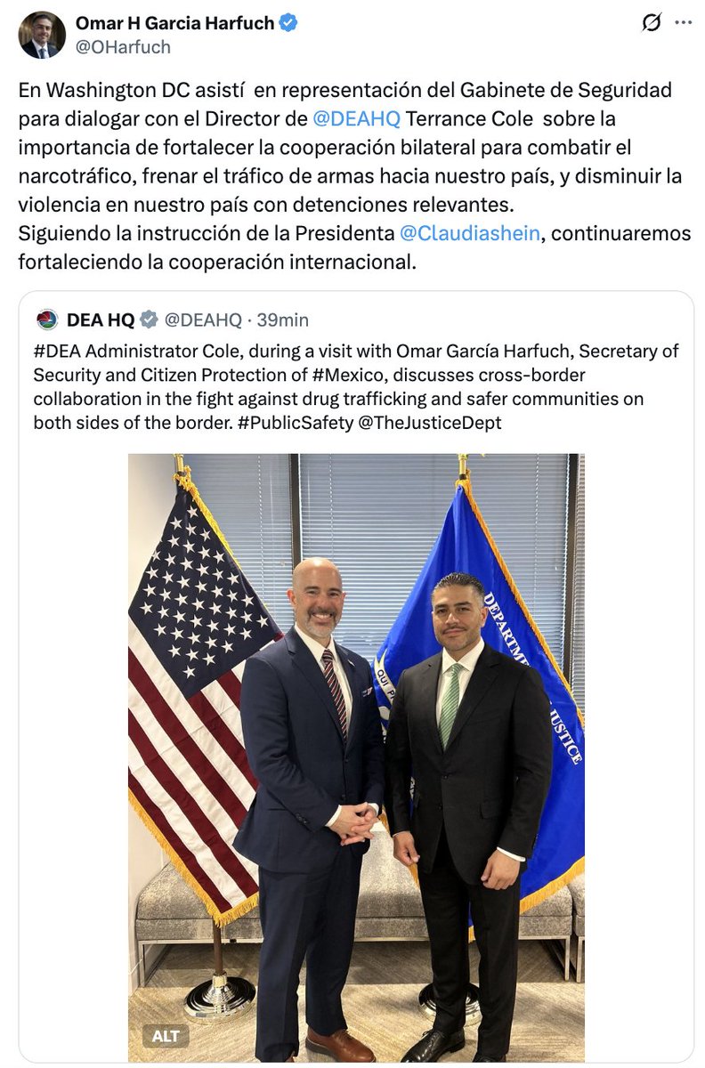 🔴El secretario de Seguridad, Omar García Harfuch (@OHarfuch), informó ...