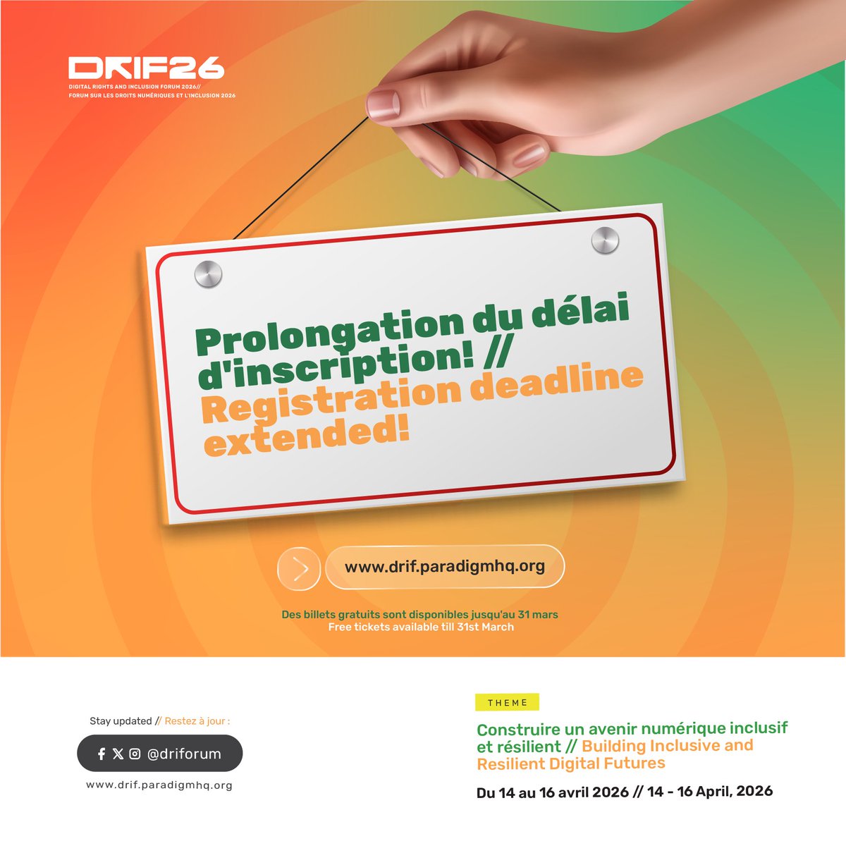 DRIForum tweet media