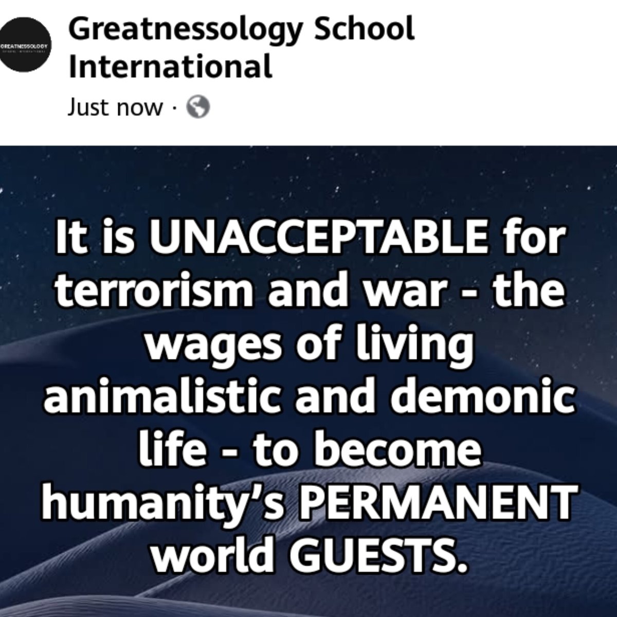 Greatnessology School International tweet media