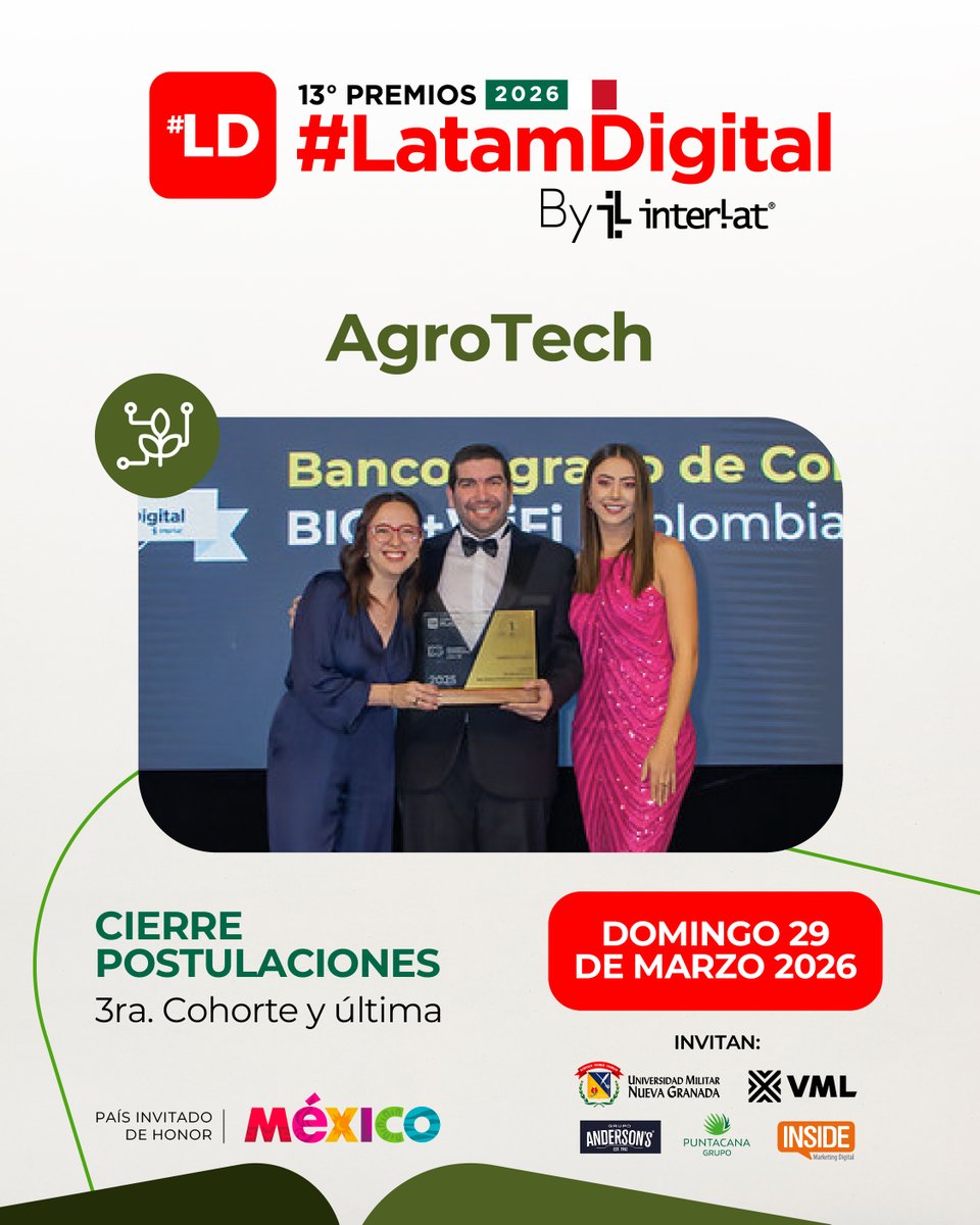 13º Premios #LatamDigital 2026 By Interlat tweet media