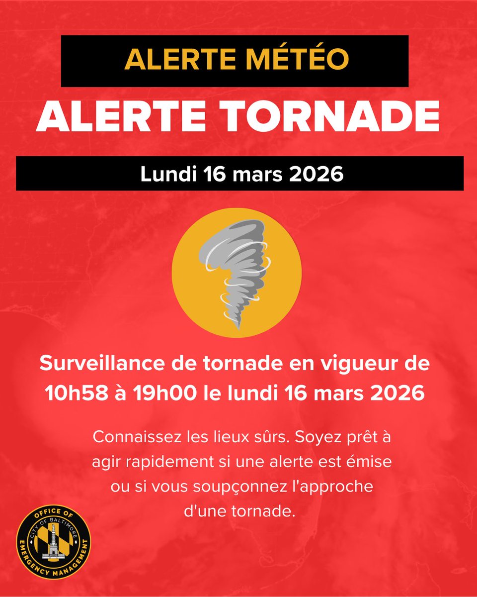 Baltimore City OEM tweet media