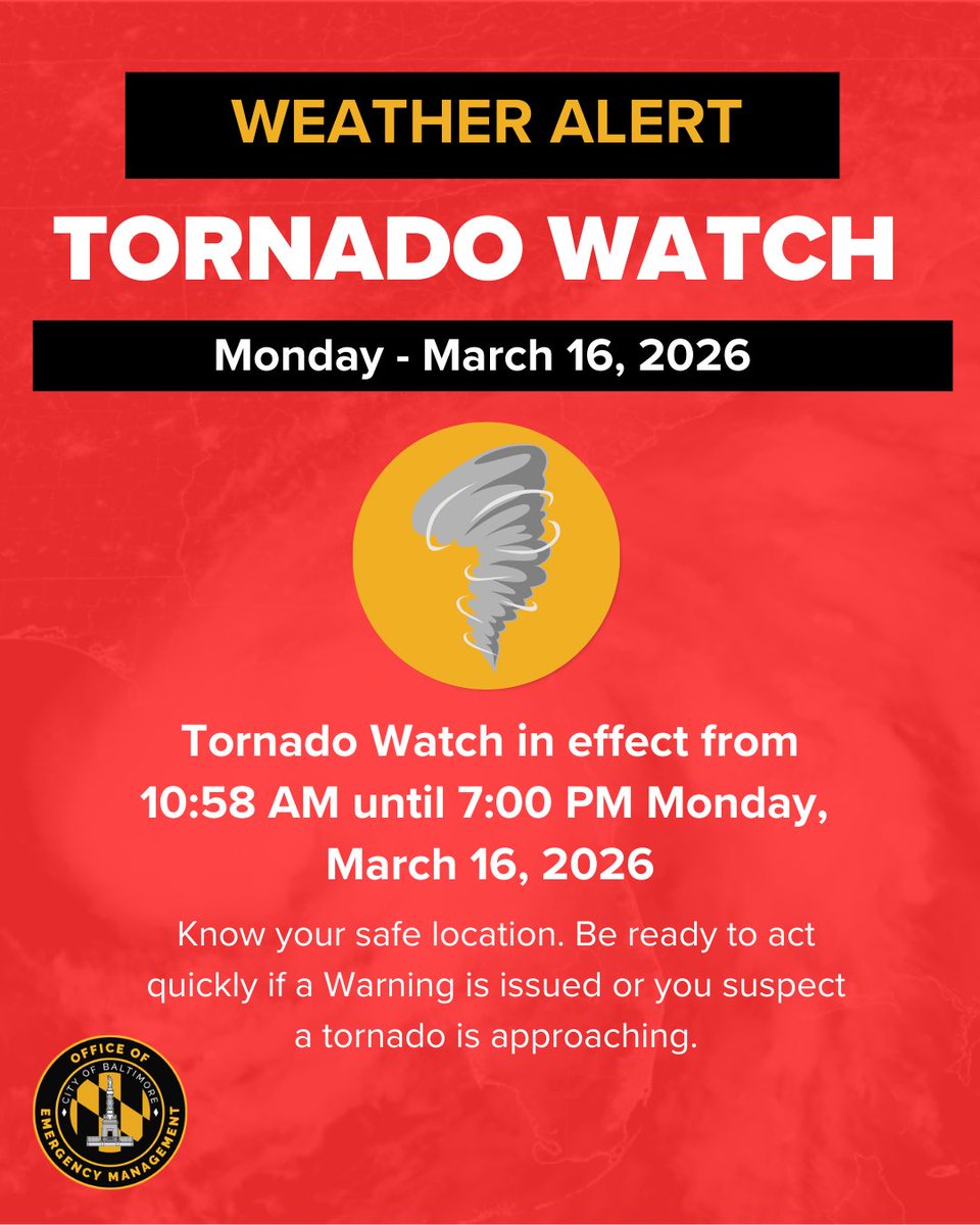 Baltimore City OEM tweet media