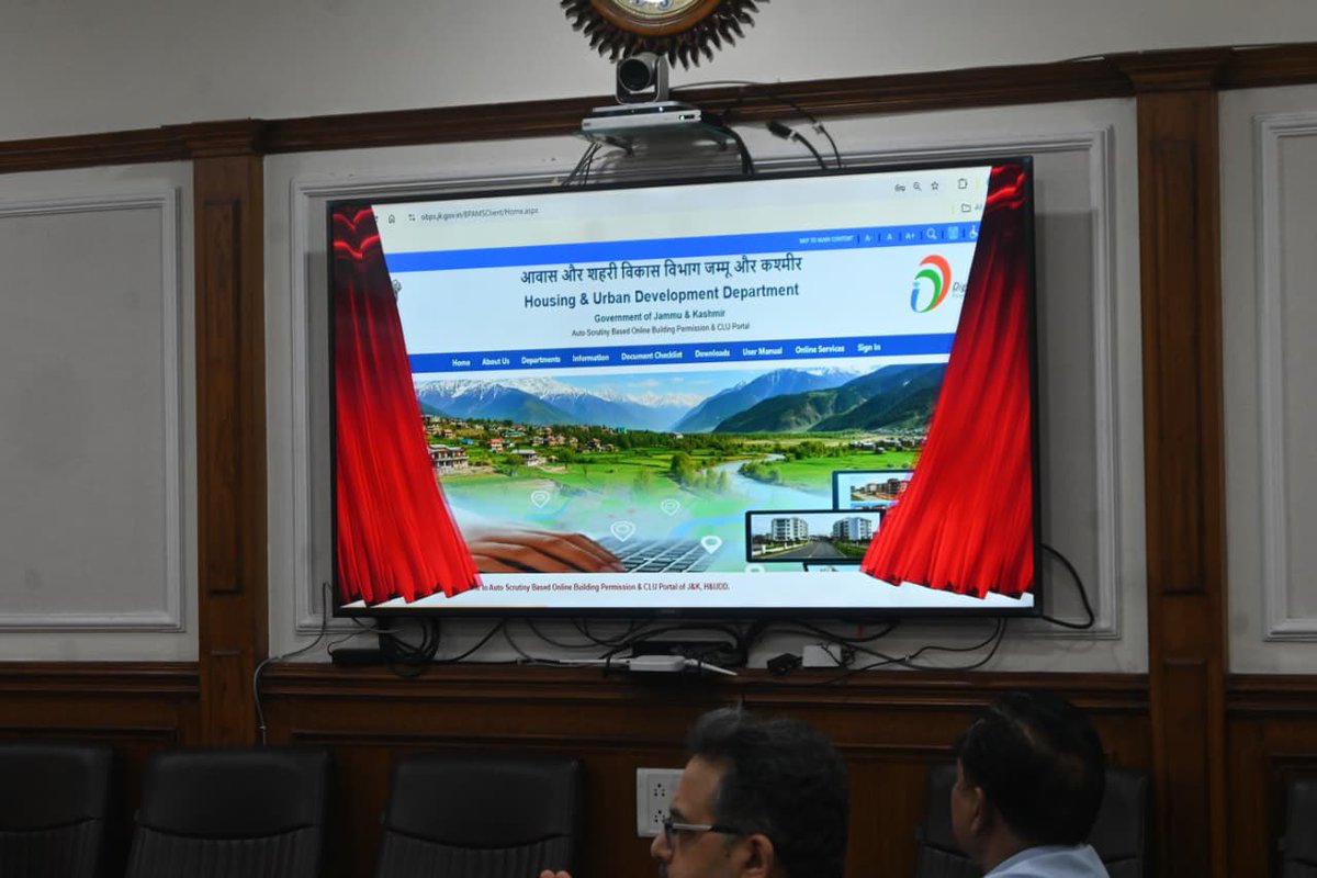 J&K Housing & Urban Development Department tweet media