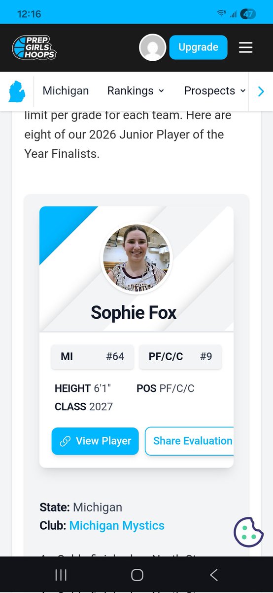 Au Gres-Sims Wolverines GBB tweet media