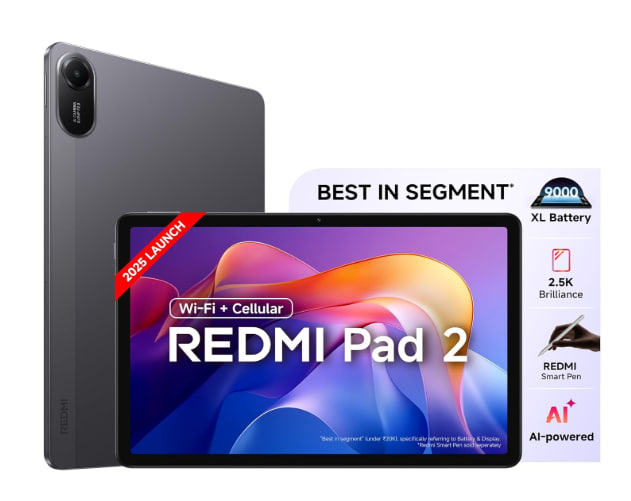 🌙 Ramzan Deals are LIVE ✨
📱 Redmi Pad 2 (Wi-Fi + Cellular, 11” Display, Active Pen Support) just ₹17,999 😍 Big screen, big savings

🛍️ Grab yours now -  amzn.to/3P9CXoJ

#RamzanDeals #RedmiPad #TechDeals #TabletDeals #ShopNow